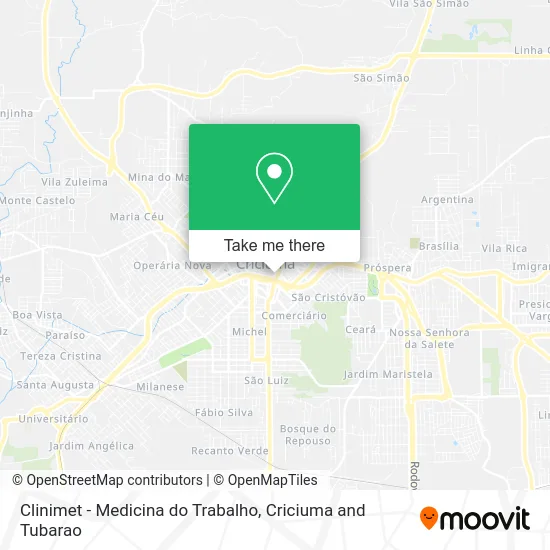Clinimet - Medicina do Trabalho map