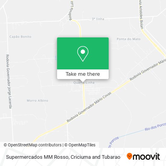 Mapa Supermercados MM Rosso