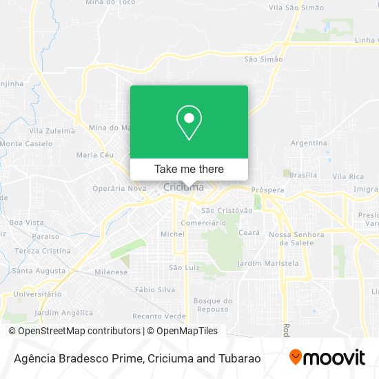 Agência Bradesco Prime map