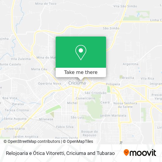 Relojoaria e Ótica Vitoretti map