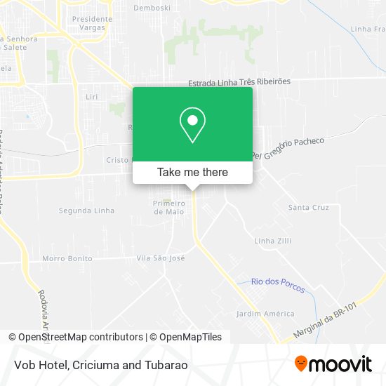 Vob Hotel map