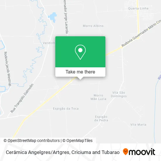 Cerâmica Angelgres/Artgres map