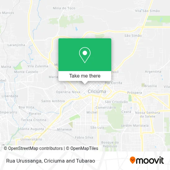 Rua Urussanga map