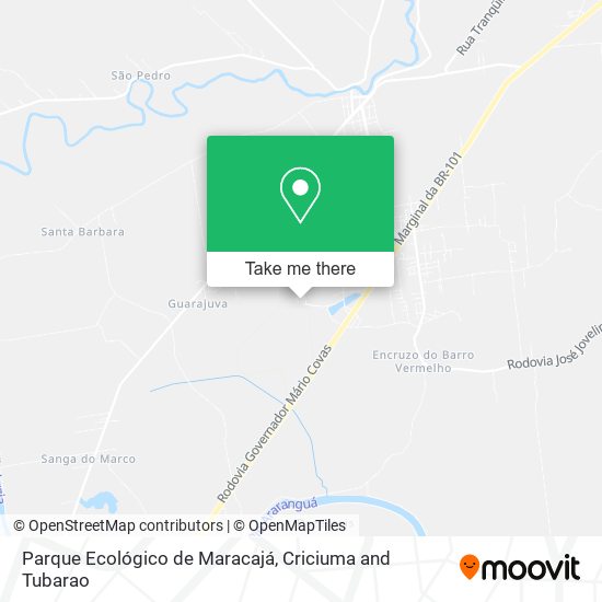 Parque Ecológico de Maracajá map