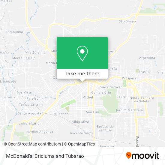 McDonald's map