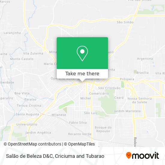 Salão de Beleza D&C map