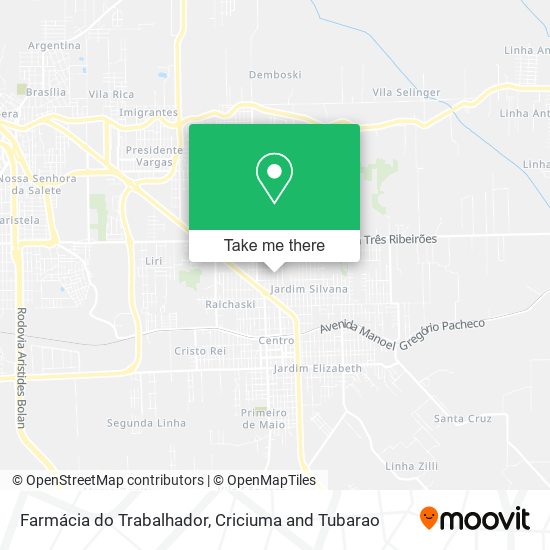 Farmácia do Trabalhador map