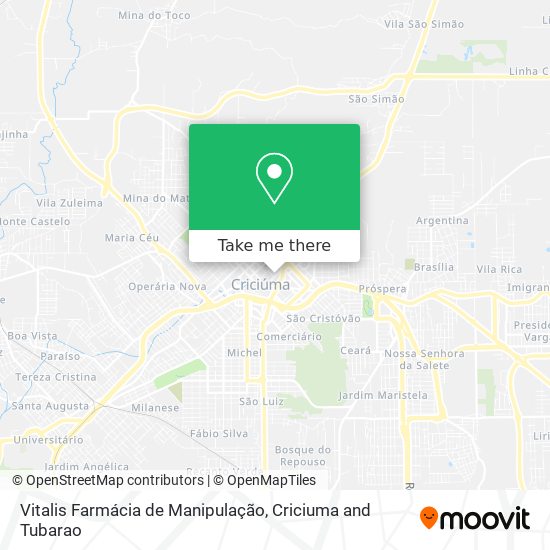 Vitalis Farmácia de Manipulação map