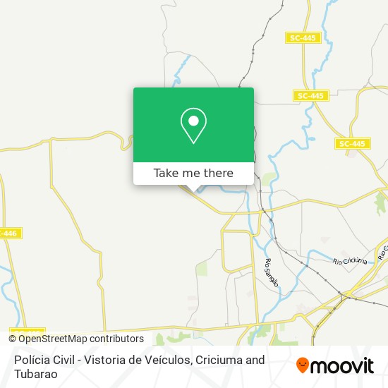 Polícia Civil - Vistoria de Veículos map