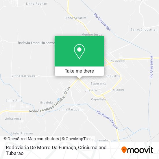 Rodoviaria De Morro Da Fumaça map