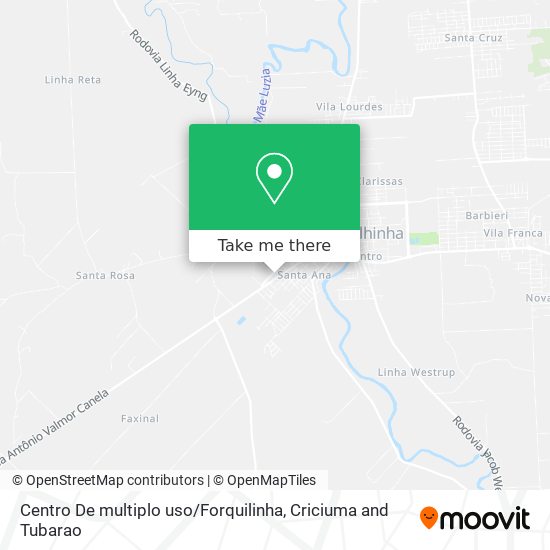 Centro De multiplo uso / Forquilinha map