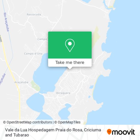 Vale da Lua Hospedagem Praia do Rosa map