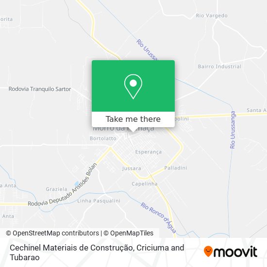 Cechinel Materiais de Construção map