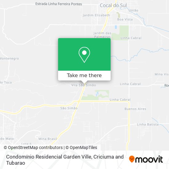 Condomínio Residencial Garden Ville map
