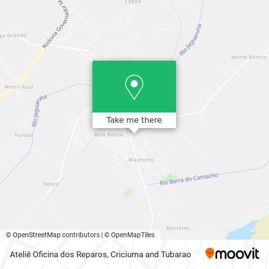 Ateliê Oficina dos Reparos map