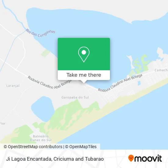 Ji Lagoa Encantada map