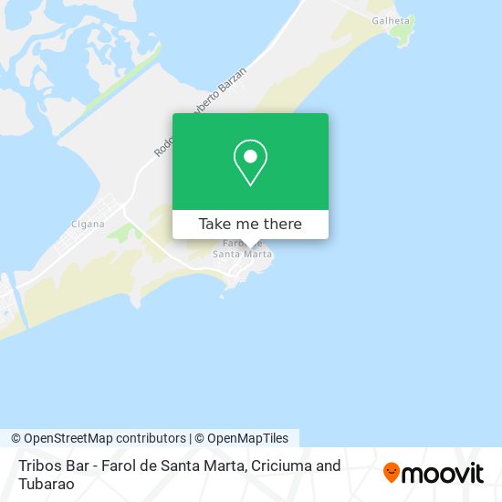 Tribos Bar - Farol de Santa Marta map