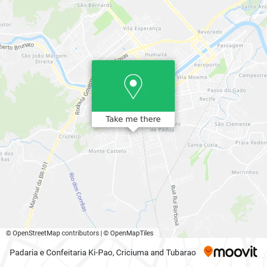 Padaria e Confeitaria Ki-Pao map