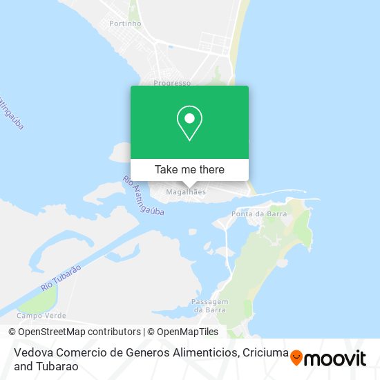 Vedova Comercio de Generos Alimenticios map