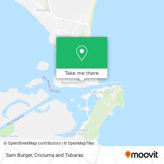 Sam Burger map
