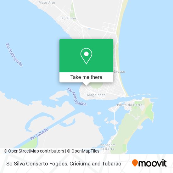Só Silva Conserto Fogões map