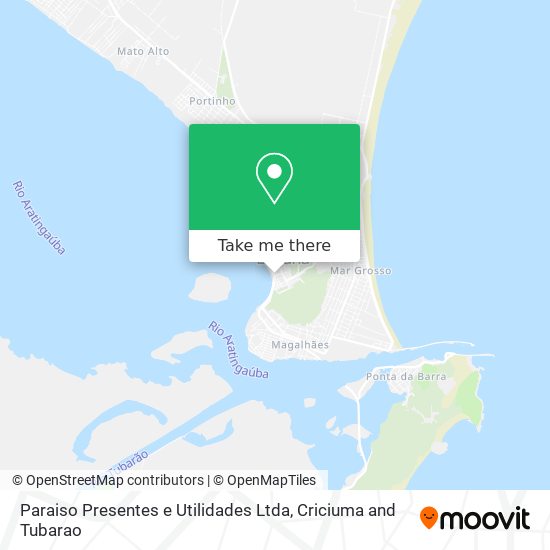 Paraiso Presentes e Utilidades Ltda map