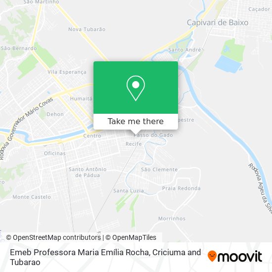 Emeb Professora Maria Emília Rocha map