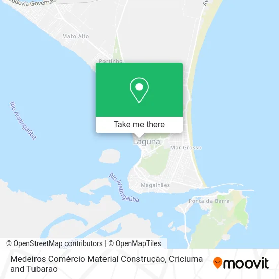 Medeiros Comércio Material Construção map