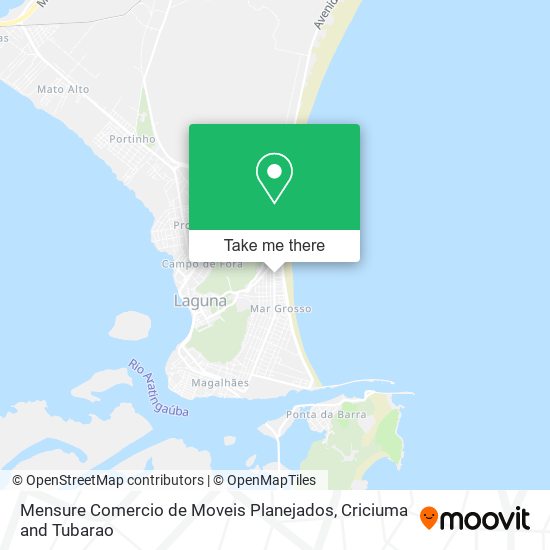 Mensure Comercio de Moveis Planejados map