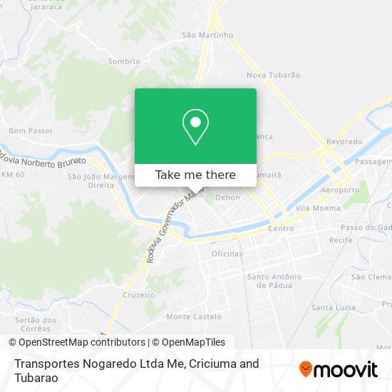 Transportes Nogaredo Ltda Me map