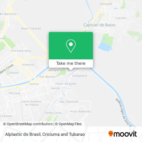 Alplastic do Brasil map