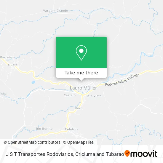 J S T Transportes Rodoviarios map