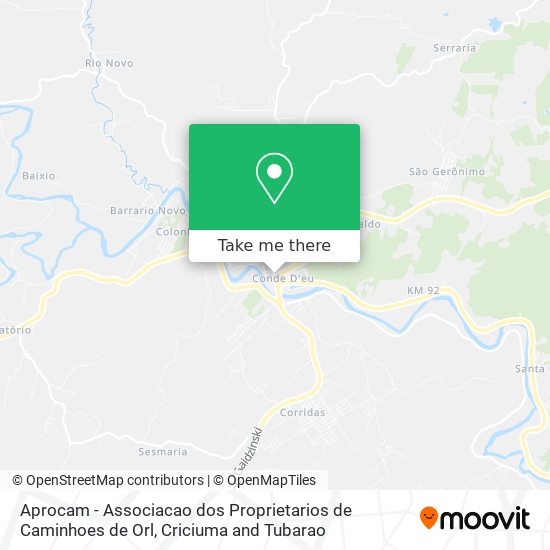 Aprocam - Associacao dos Proprietarios de Caminhoes de Orl map
