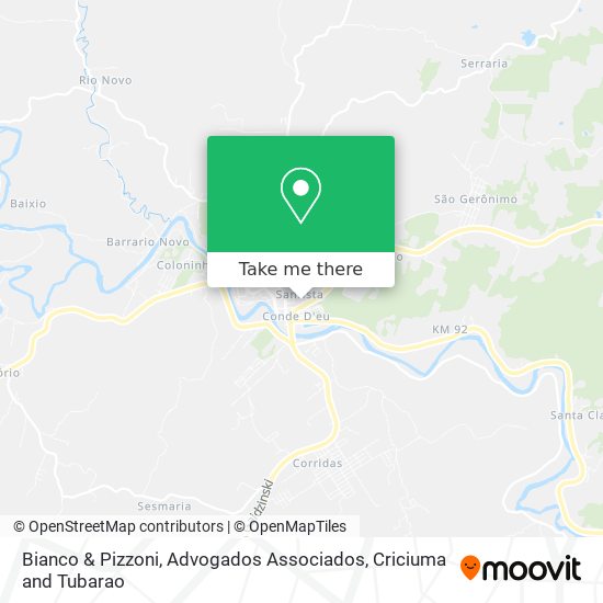 Bianco & Pizzoni, Advogados Associados map