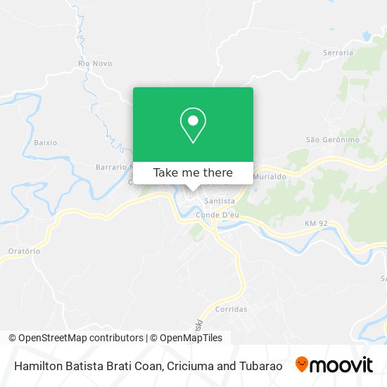 Hamilton Batista Brati Coan map