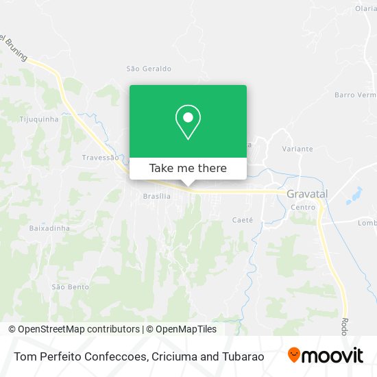 Tom Perfeito Confeccoes map