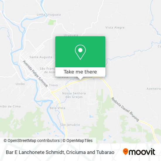 Bar E Lanchonete Schmidt map