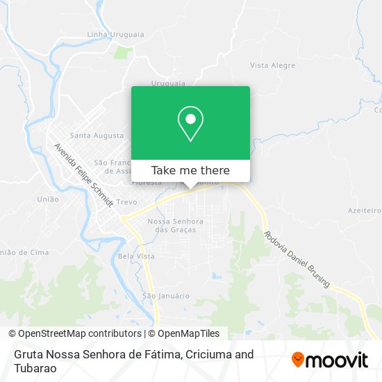 Gruta Nossa Senhora de Fátima map