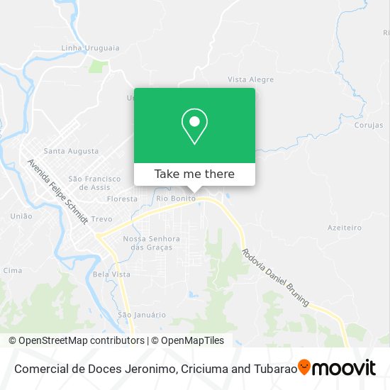Comercial de Doces Jeronimo map