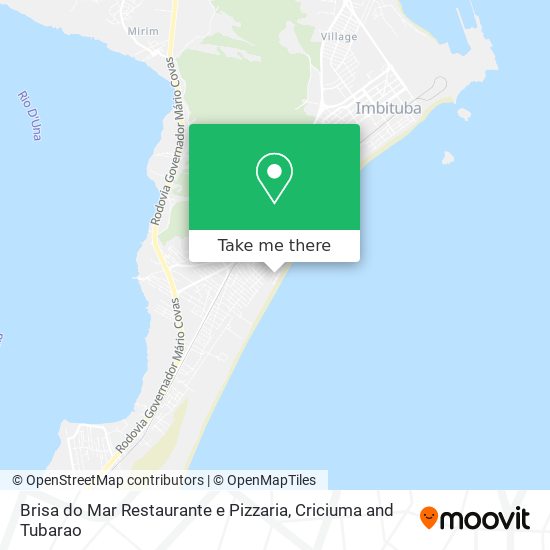 Brisa do Mar Restaurante e Pizzaria map