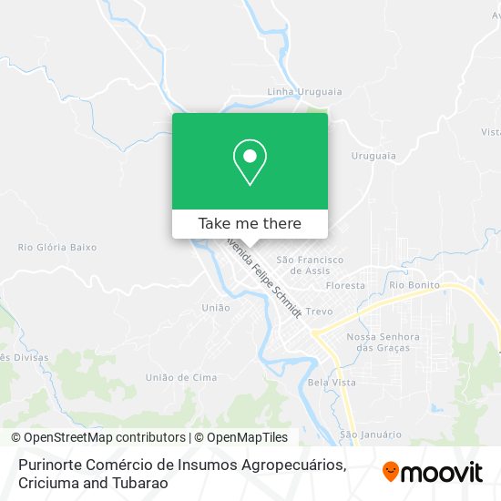 Purinorte Comércio de Insumos Agropecuários map