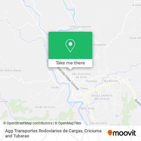 Agg Transportes Rodoviarios de Cargas map