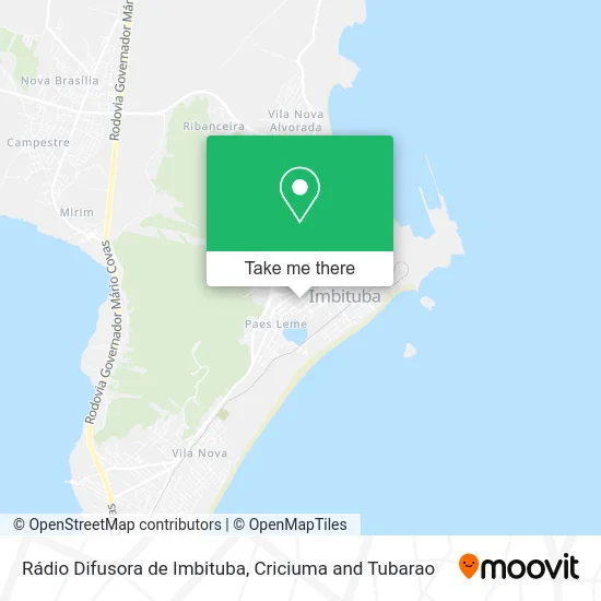 Rádio Difusora de Imbituba map