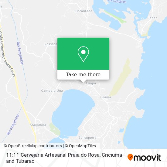 11:11 Cervejaria Artesanal Praia do Rosa map