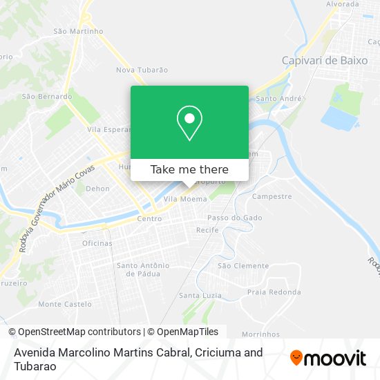 Avenida Marcolino Martins Cabral map