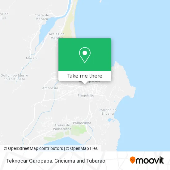 Teknocar Garopaba map
