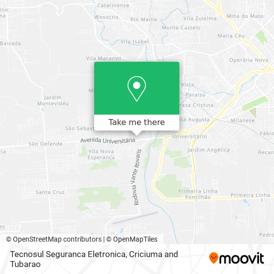 Tecnosul Seguranca Eletronica map