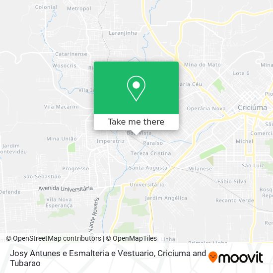 Josy Antunes e Esmalteria e Vestuario map