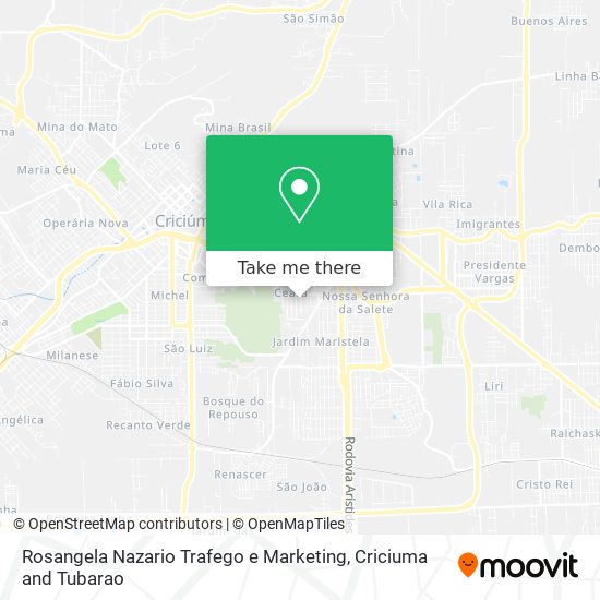 Rosangela Nazario Trafego e Marketing map