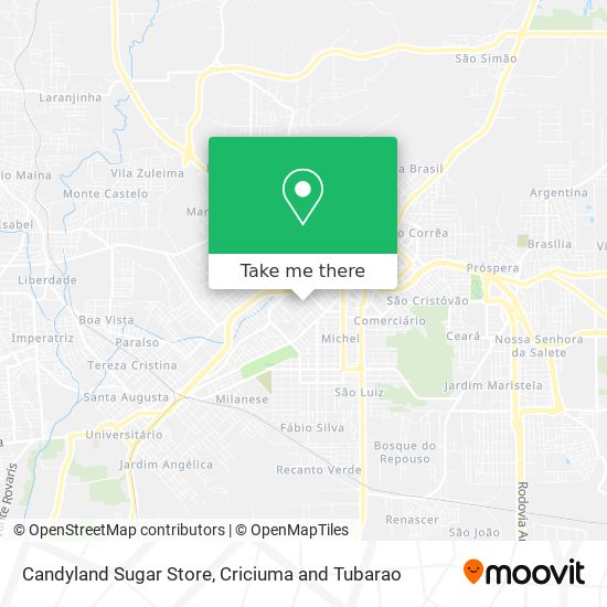 Mapa Candyland Sugar Store